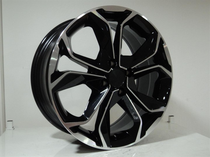 Dedika Dy 177 7 5x17 4x100 Et35 60 1 Black Machined Xl