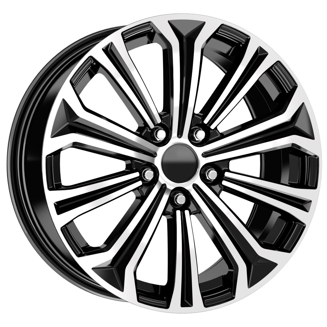 Dedika DY-605 6.5x15 5x114.3 ET39 60.1 BLACK MACHINED XL fiyatları