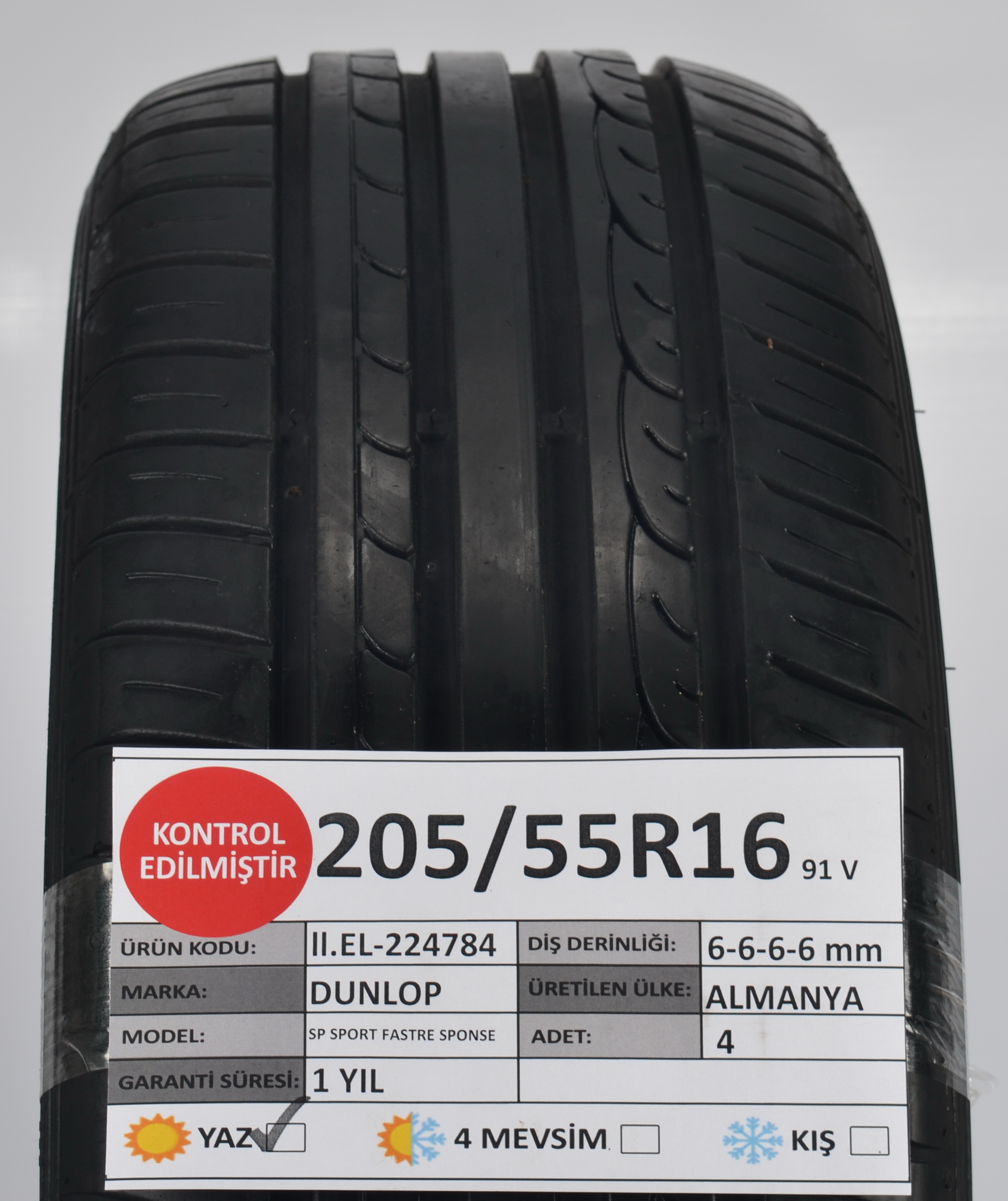 Dunlop 205 55 R16 91w Купить